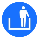 Please Stand On The Right SVG Icon